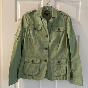 Lands End (size 8) green jacket.